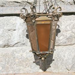 Уличный фонарь из бронзы, ручная работа