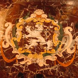 Мозаика из натурального камня, герб
